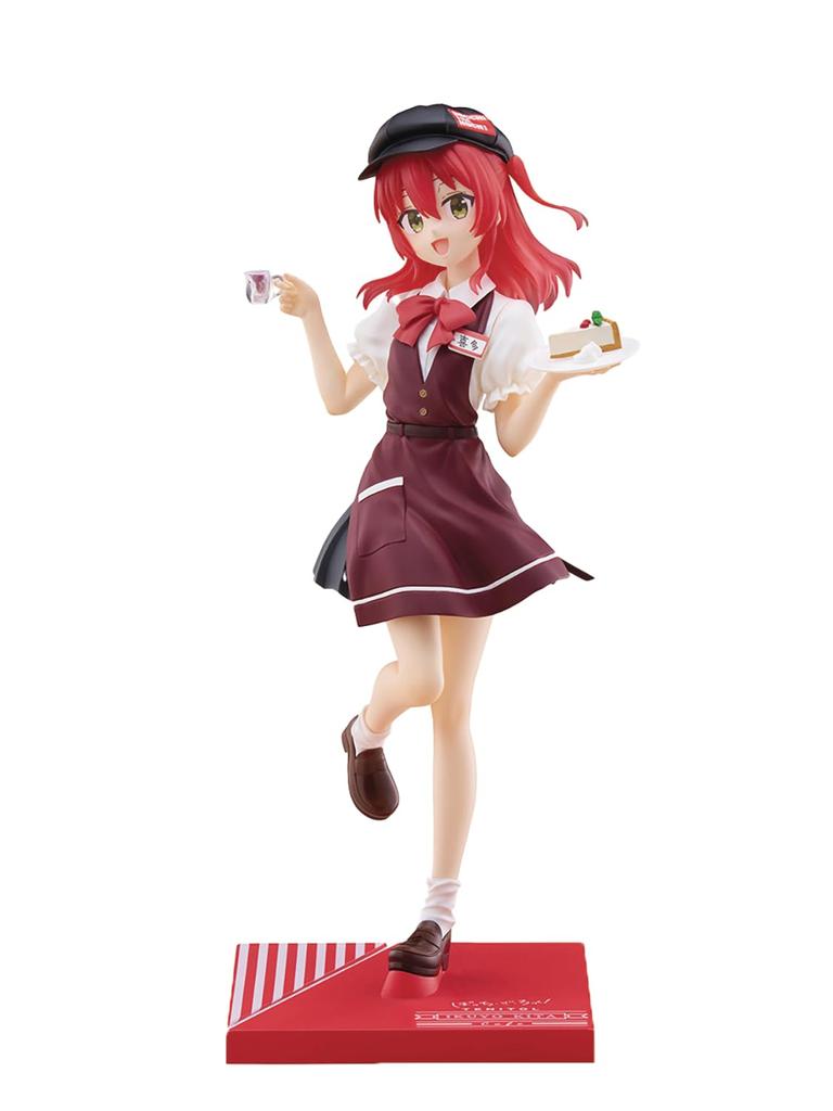 TENITOL Bocchi the Kita Ikuyo Cafe Style Painted Complete Figure Rock! Ver.