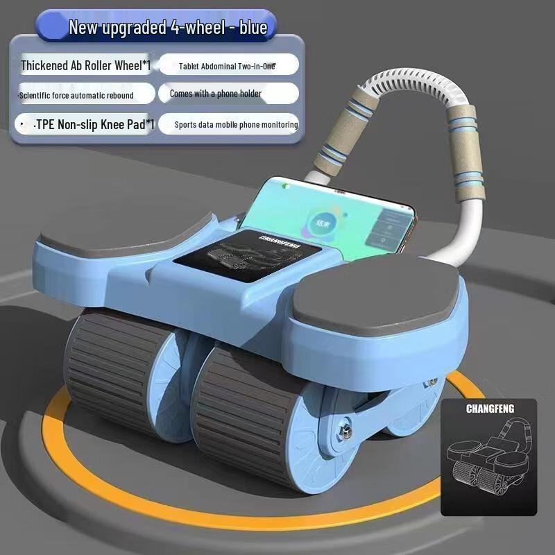 WEZHO 4-Wheel Ab Roller Core Trainer Kit