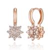 ELLE Jewelry 14K Goldplated Flower One-Touch Earrings ELGPEE486