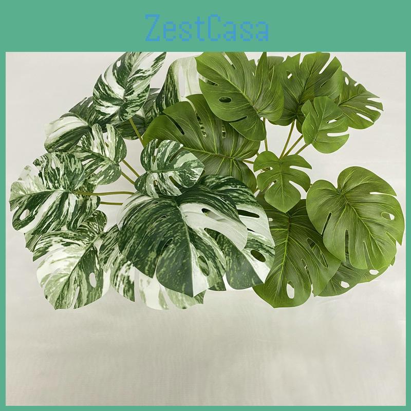Realistic Monstera Leaf Party Decor Greenery For Home Table Wedding Gift