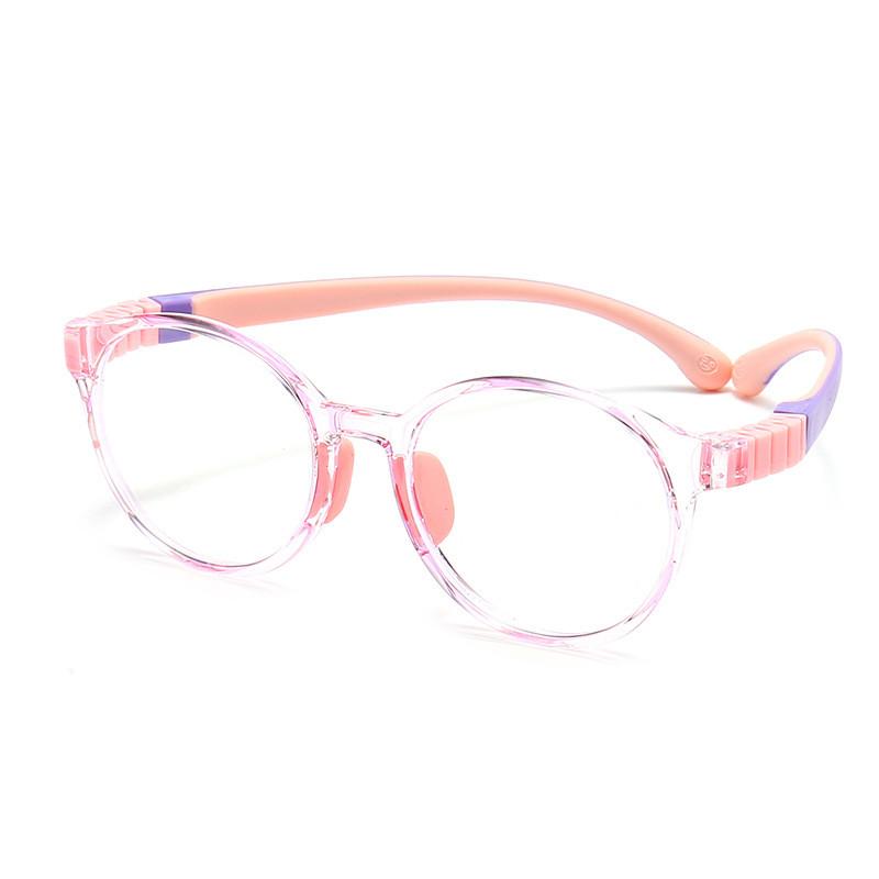 Kids Antiblue Light Glasses With Frame And Clear Uv Protection For Home Use