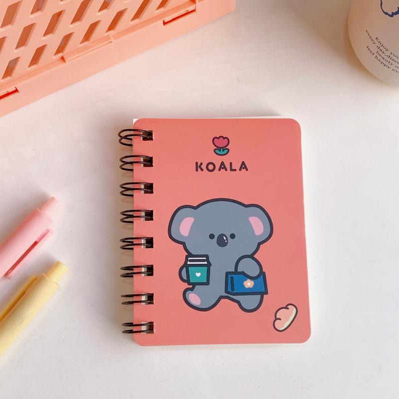 Small Coil NoteBook Weekly Planner Cute Super Mini Portable Pocket Notepad Cartoon Notebooks