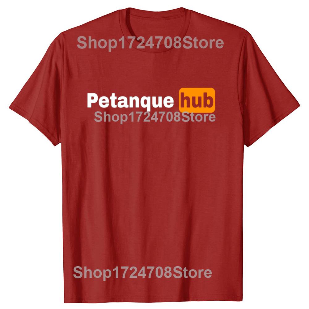 Lustige Boule Petanque Hub Klassische Grafik T-Shirts Herren Damenmode Lässiges T-Shirt 100% Baumwolle Lockeres Oversize T-Shirt