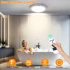 Motion Sensor LED Ceiling Light With Remote Control USB Rechargeable For Shower Stair Closet Cabinet Magnetic Installation