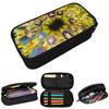 12 Gold Anime Knights Of The Zodiac Saint Seiya Pencil Case for Studen Pen Box Pencil Bag Stationery Supplies Pen Holder Bag