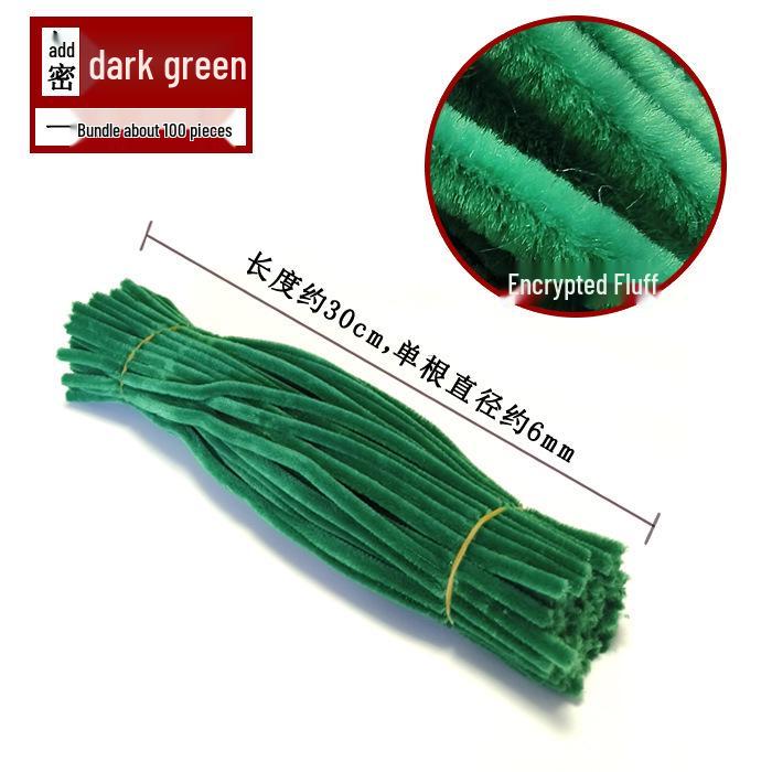 Super Dense Velvet Chenille Stems Sunflower Bouquet DIY Kit with Eco-Friendly Pipe Cleaners