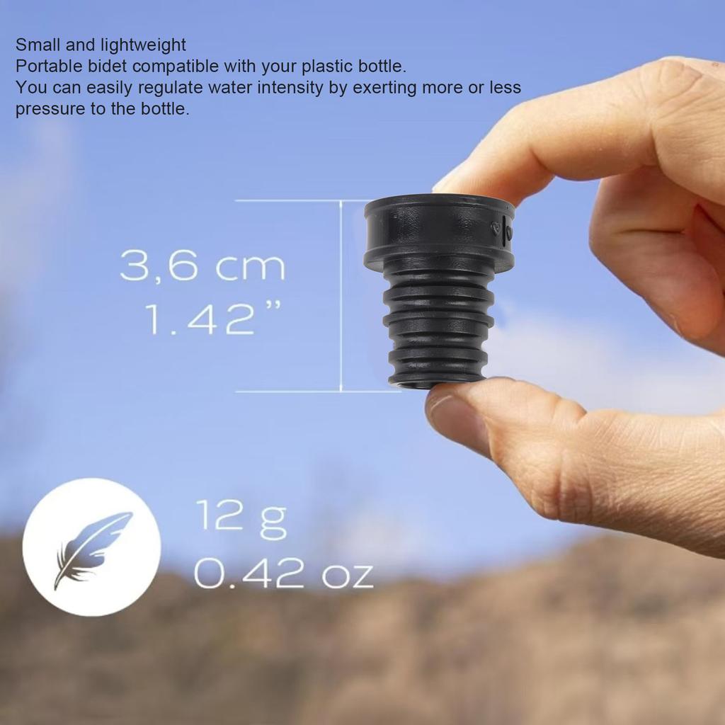 2pcs Portable Bidet for Toilet Travel Camping Compatible with Every Bottle Personal Handheld Backcountry Bidet