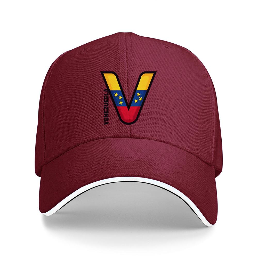 Pc Venezuelan Letter V Regional Symbol Travel Hat Perfect for Running Fitness and Outdoor Activities This Lightweight Cap