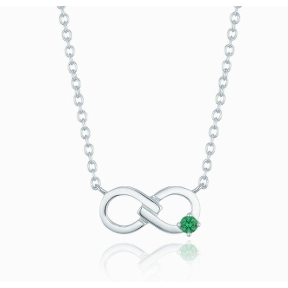 Endless May Birthstone White Necklace Llns22233S_S