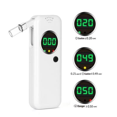 Schermo LED per alcol tester portatile con bocchini da 6 pezzi
