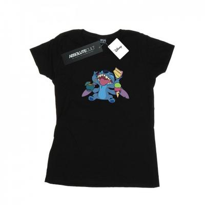 Womens/Ladies Lilo And Stitch Munchies Cotton T-Shirt