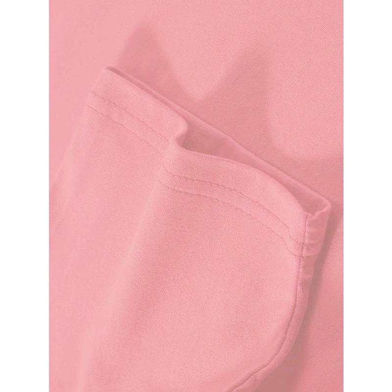 European sizes Girl's Round Neck T-Shirt, Short Sleeve, Summer Casual Comfortable Sporty Fashion for Teen Girls' Daily Wear