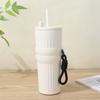 Large capacity 111 stainless steel thermos cup boys accompanying coffee cup children 1011 new car straw water cup