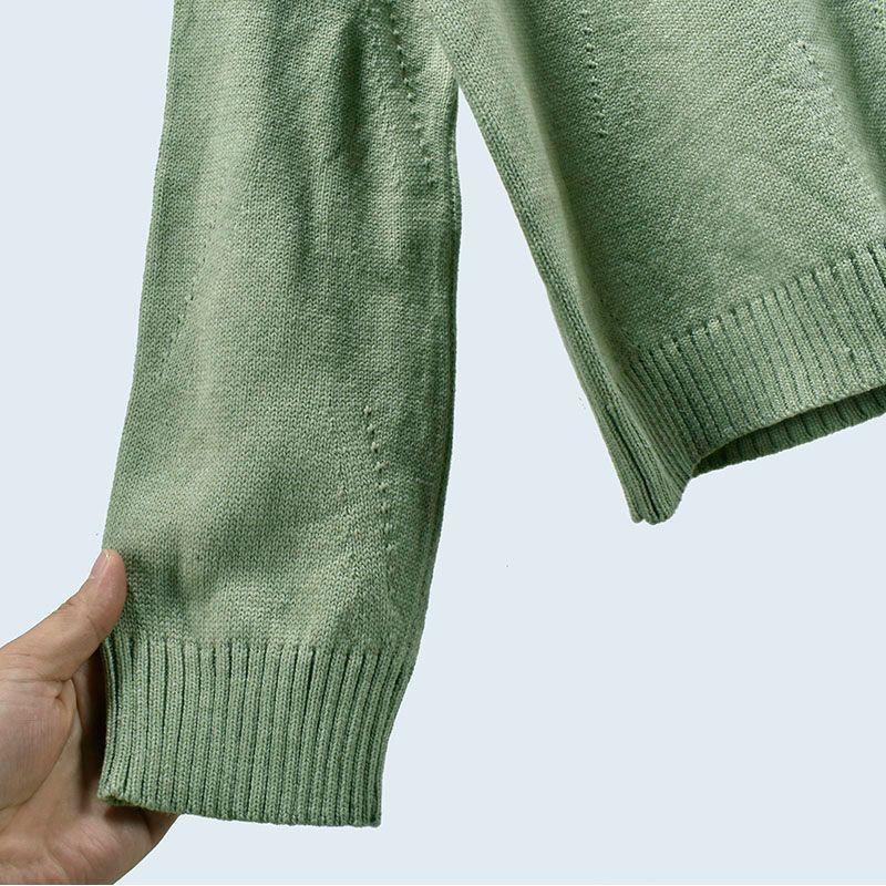 round Neck Loose Sweater Long Shirt Knitting Bottoming Shirt Short Autumn and Winter Top Pullover Shirt Women's Clothing