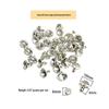 Spot Sale: Multi-Faceted Rivet with Rhinestones for Clothing, Bags, and Accessories - Pointed Bottom Glass Crystal Decor