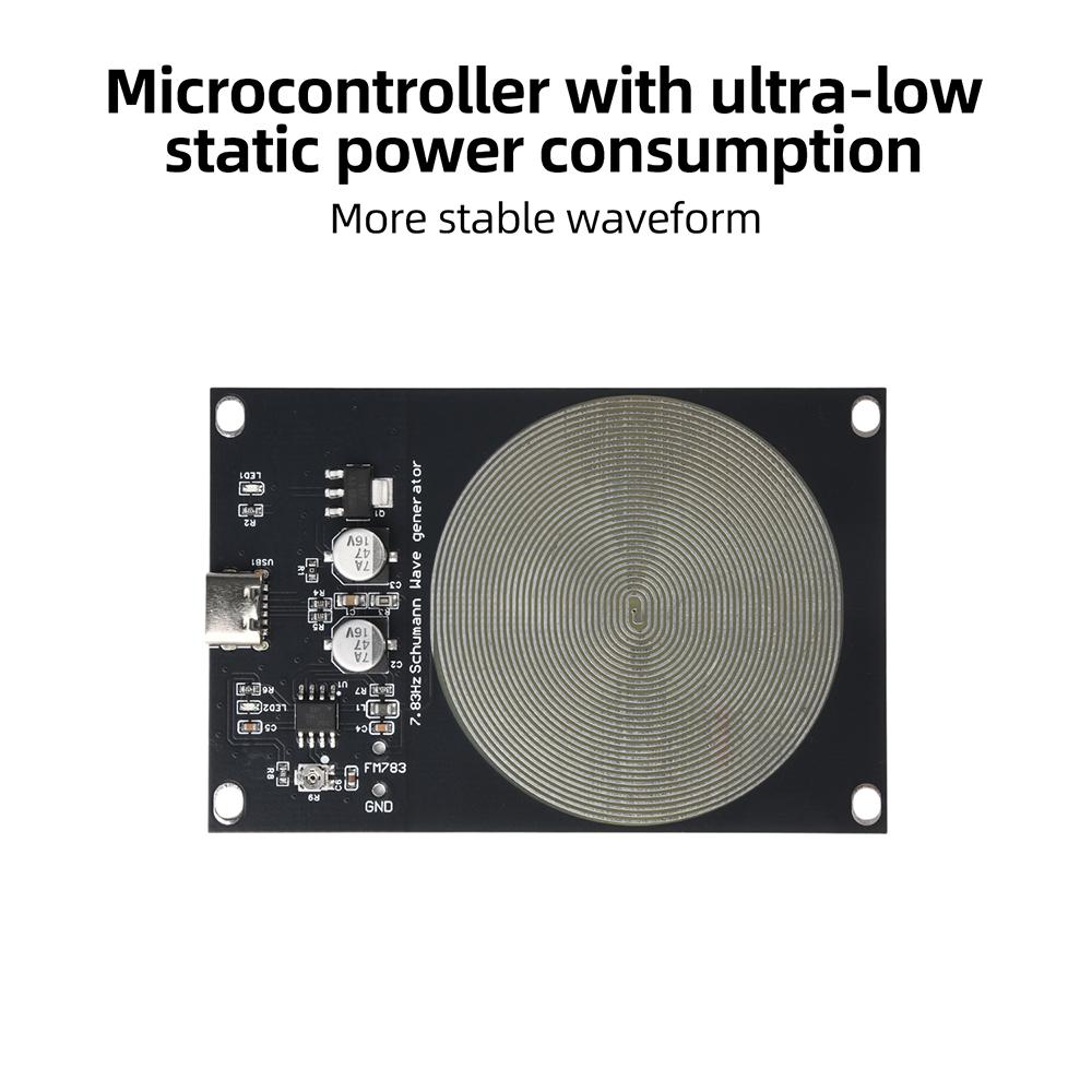 DC 5V 7.83HZ Schumann Wave Generator Extremely Low Frequency Pulse Generator Type-C Interface Signal processing module