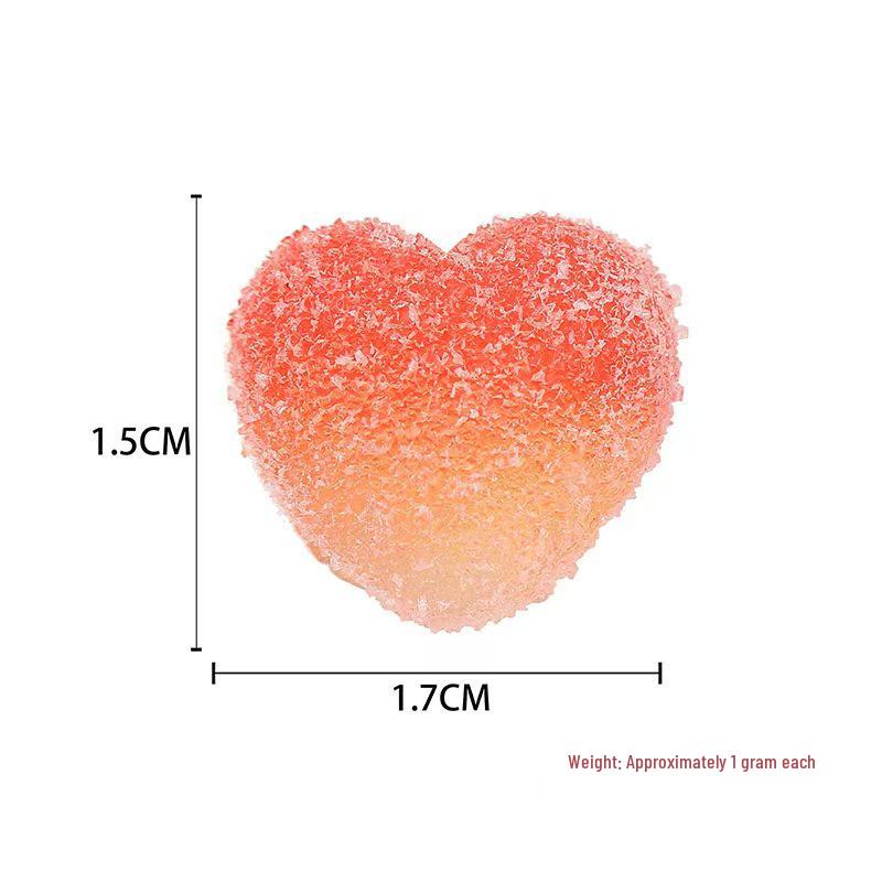 Gradient Heart & Star DIY Phone Case and Candy Color Earrings Set
