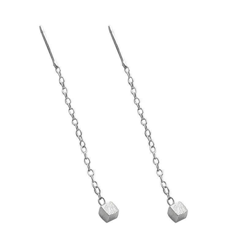 Three-leaf Clover Love Star Ear Cable Temperament Medium-length Style To Modify The Face Shape Simple Design