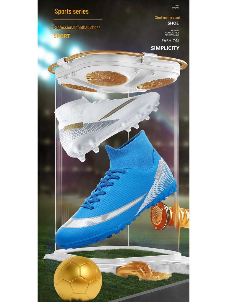 2025 Men's Youth Cross-border Long Spike Football Turf Shoes