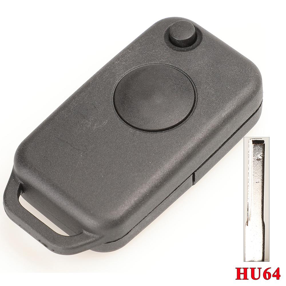 Jingyuqin Flip Folding Remote Key Shell 1/2/3/4 Button for Mercedes Benz SLK E113 A C E S W168 W124 W202 W203 Auto Car Key Case