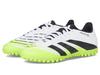 Adidas Predator Club TF NTM39 Futsal Footwear Lemon Size Cm Shoes, White/Core Black/Lucid (JH8854), 28.0