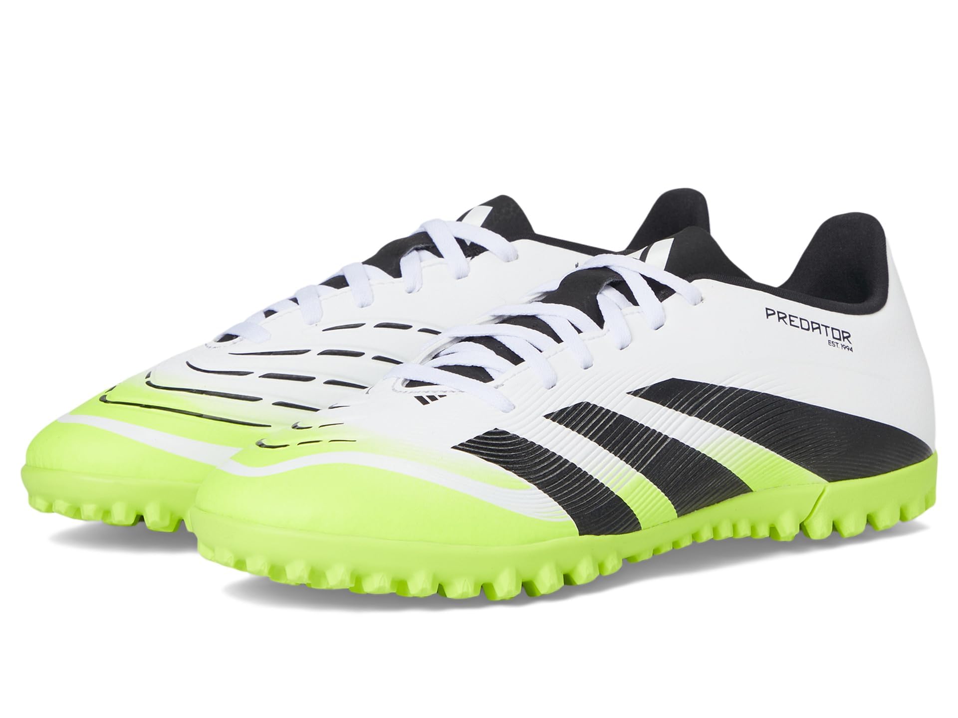 

Adidas Predator Club TF NTM39 Futsal Footwear Lemon Size cm Shoes, White/Core Black/Lucid (JH8854), 24.5