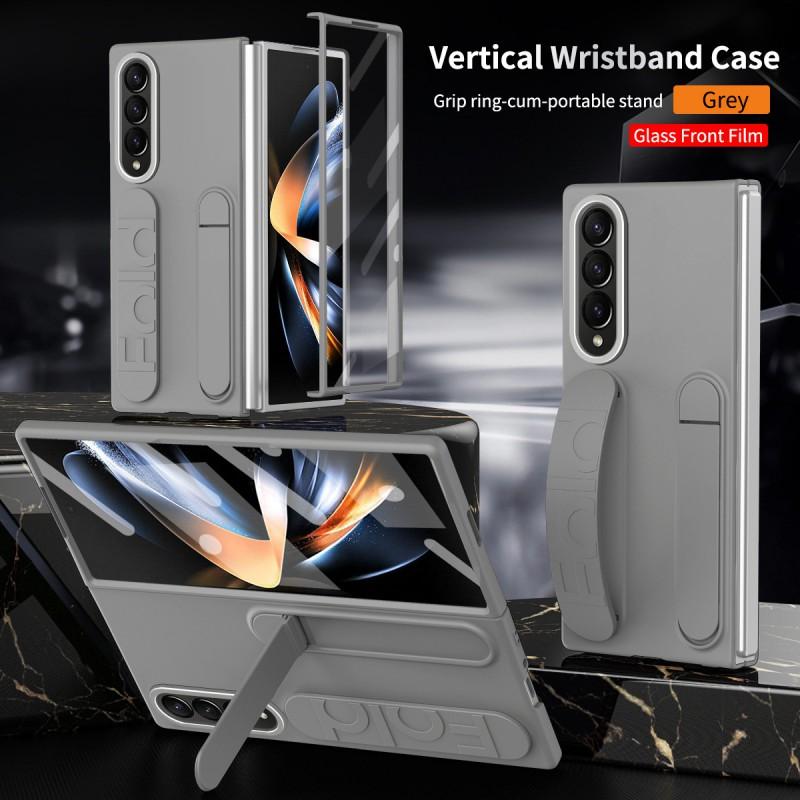 Slim Full-Body Protective Case With Wrist Strap Galaxy Z Fold 5 4 6 - Shockproof PC Cover Screen Film Integrated