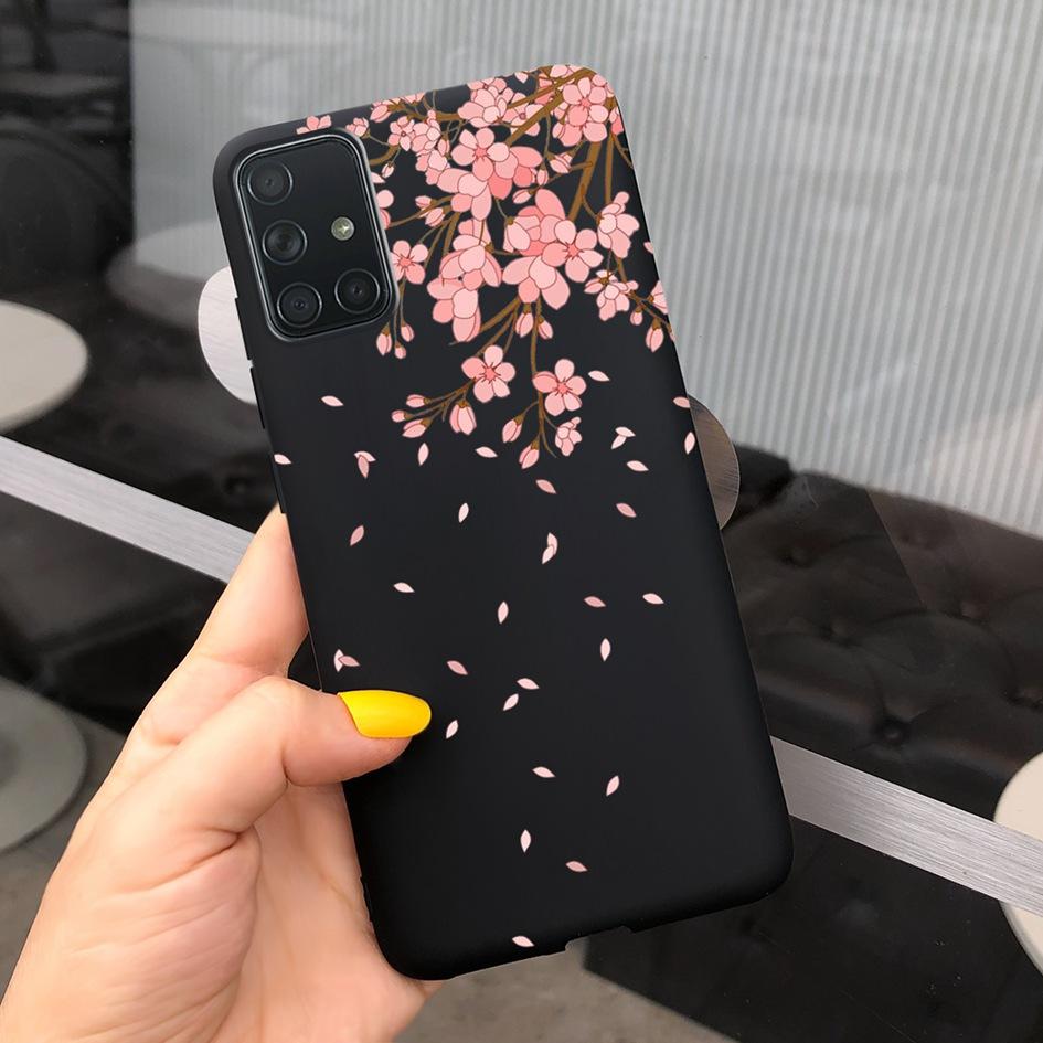A51 A71 Case For Samsung Galaxy A51 4G Soft Touch Silicon Cover Shockproof Bumper Back Protector Bag for Samsung A 51 A 71 Coque