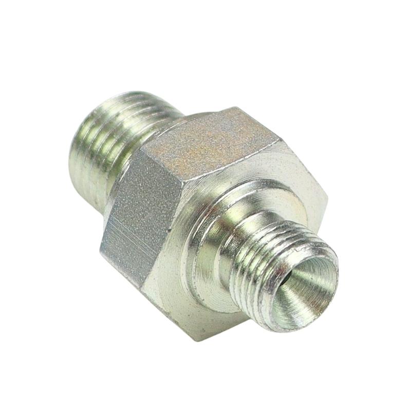 Connector - Hydraulic Coupling - Straight BB 1/4" - 1/8"