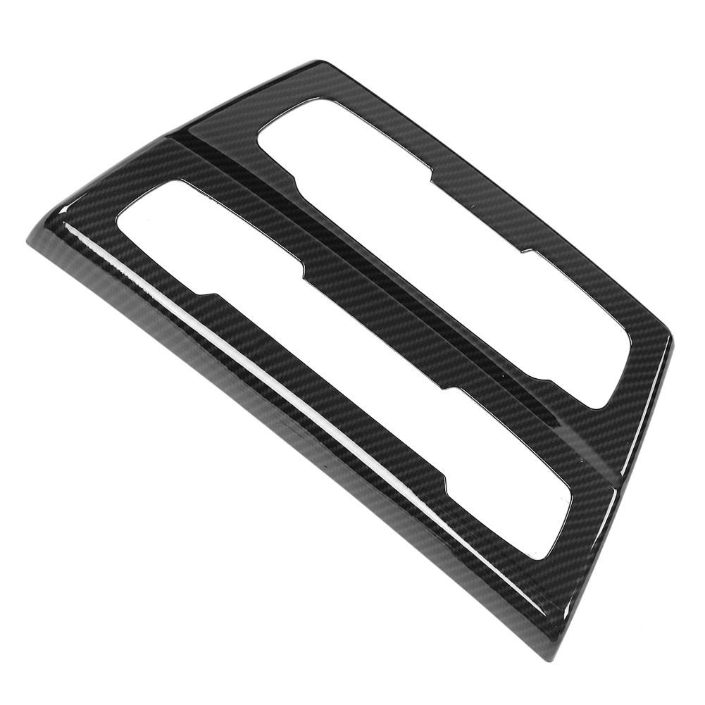 Carbon Fiber Style Center Console CD Panel Trim for BMW X1 F48 2016 2019