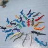 20Pcs Creative 3D Printed Gecko Model Lifelike Movable Joints Animal Model  Indoor Decoration