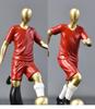 Elegant Mini Football Player Figurine for Home Decor