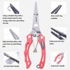 Portable Fishing Pliers Stainless Steel Line Cutter Hook Remover Fishing Scissors for Hook Removal & Split Enduring