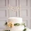 Svatební figurka Vintage Affair Rustikální Just Married Svatební dort nebo sýrový věnec Sprcha pro nevěstu Dekorace na rozlučku se svobodou