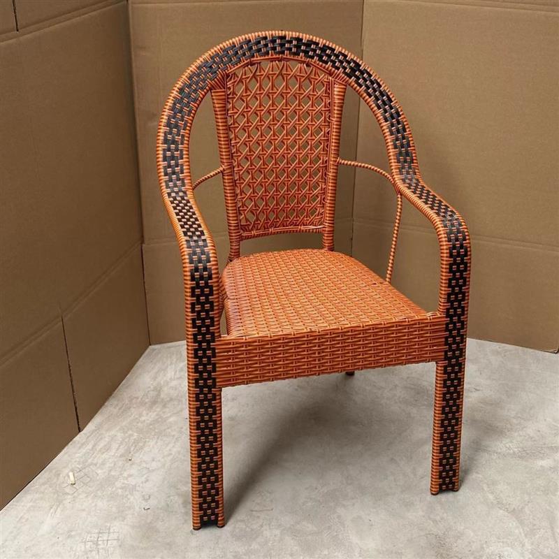 

Comfortable Rattan Backrest Chair for Elderly - Ideal for Long Sitting at Home or Balcony