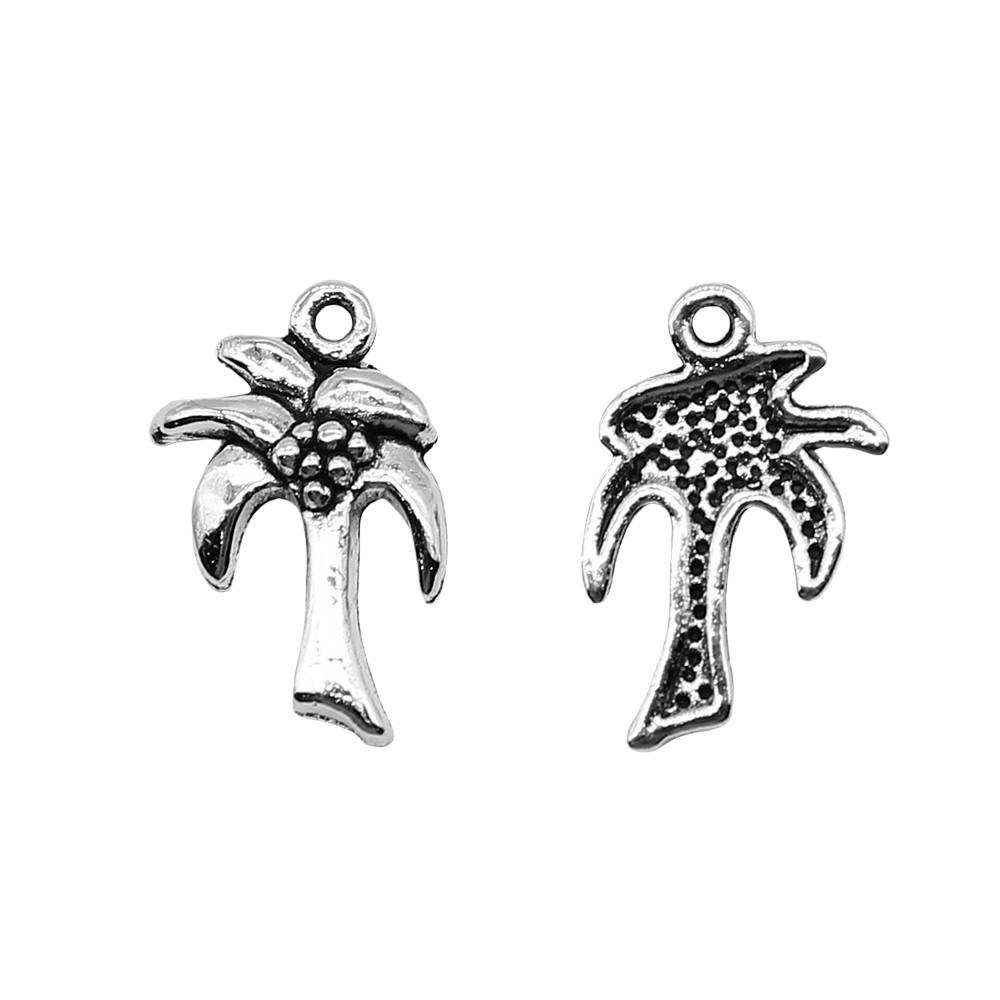 Filigree Leaf Charms Antique Alloy Pendants For Nature Inspired Jewelry