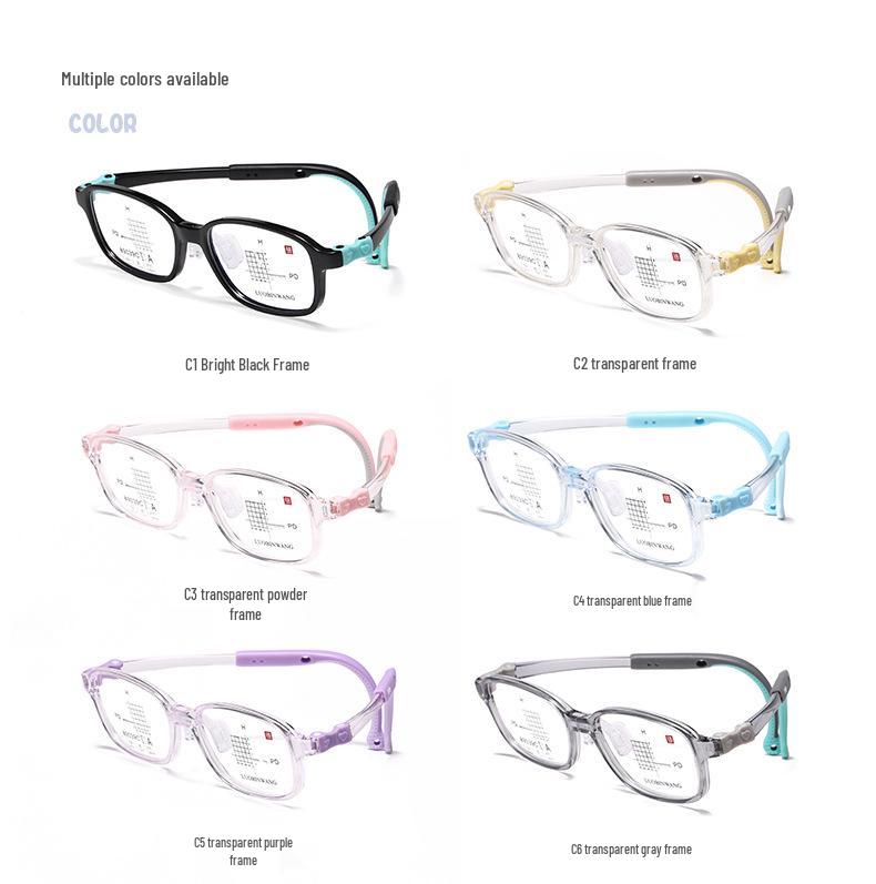 Ultra-Light Drop-Resistant Silicone Frame with Defocus Control Lenses for Children's Myopia