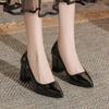 Fashion Elegant Women Pointed Toe Heeled Shoes Fashion New 2025 Summer Sandals Designer Dress Party Woman Luxury Brand Pumps Zapatillas