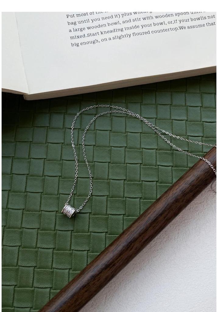 S999 Sterling Silver Slim Waist Diamond Necklace for Women: Korean-Style Fashionable Clavicle Chain