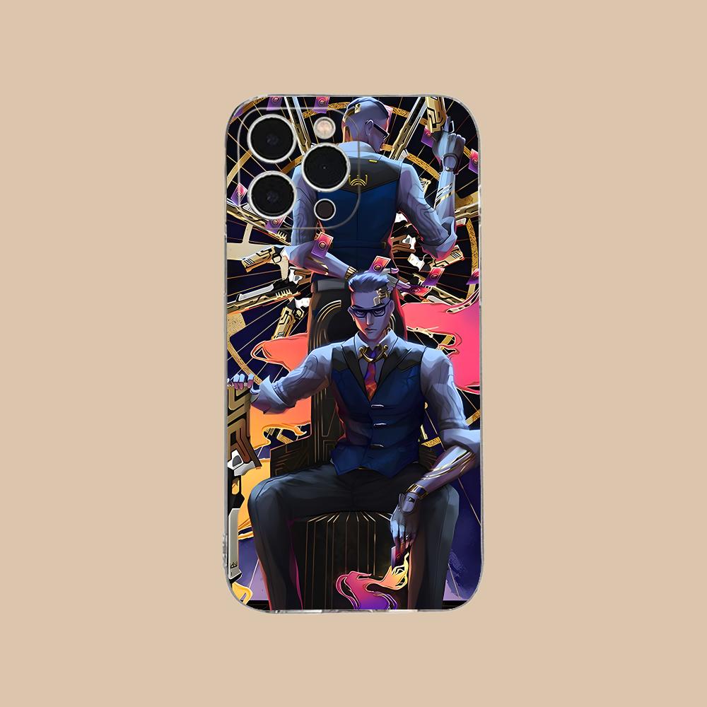 

Valo Chamber Phone Case for iPhone 17 16 15 14 13 12 11 X XR XS Air Pro Max Plus Mini Soft TPU Clear Cover iPhone XS Max
