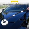 Telescopic Soft Bristle Car Wash Brush - Portable, Long Handle, Gentle on Cars