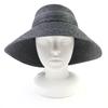 Excellent HELEN KAMINSKI hat raffia hat straw hat Dark gray Raffia Women F Used