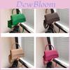 Pu Small Square Bag With Top Flap For Casual Daily Use