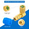 Tigbear R12 To R134A AC Fitting Adapter Kit, Hi/Lo AC