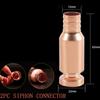 2pc Red Copper Siphon Refueling Gas Siphon Pump Gasoline Fuel Water Shaker Siphon Safety Self Priming Hose Flexible Siphon Connector