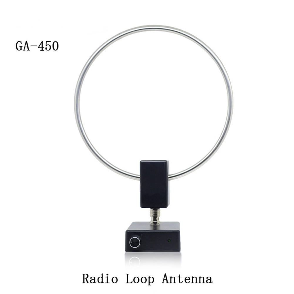 GA-450 Loop Antenna Short Medium Wave Radio SW 2.30-30MHz MW 522-1710KHz