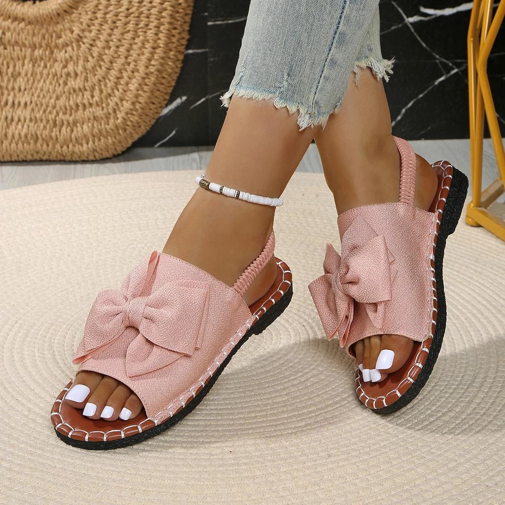 Fashion Women Sandals Lightweight Open Toe Anti-slip Designer Shoes Summer Fashion Outdoor Flat Shoes Women Casual Beach Luxury Sandals