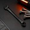 Heavy Duty Steel Spanner Double End Combination Wrench, Heavy-Duty Metric Hexagonal Bolt Tightening Tool High-Strength for Automotive Construction