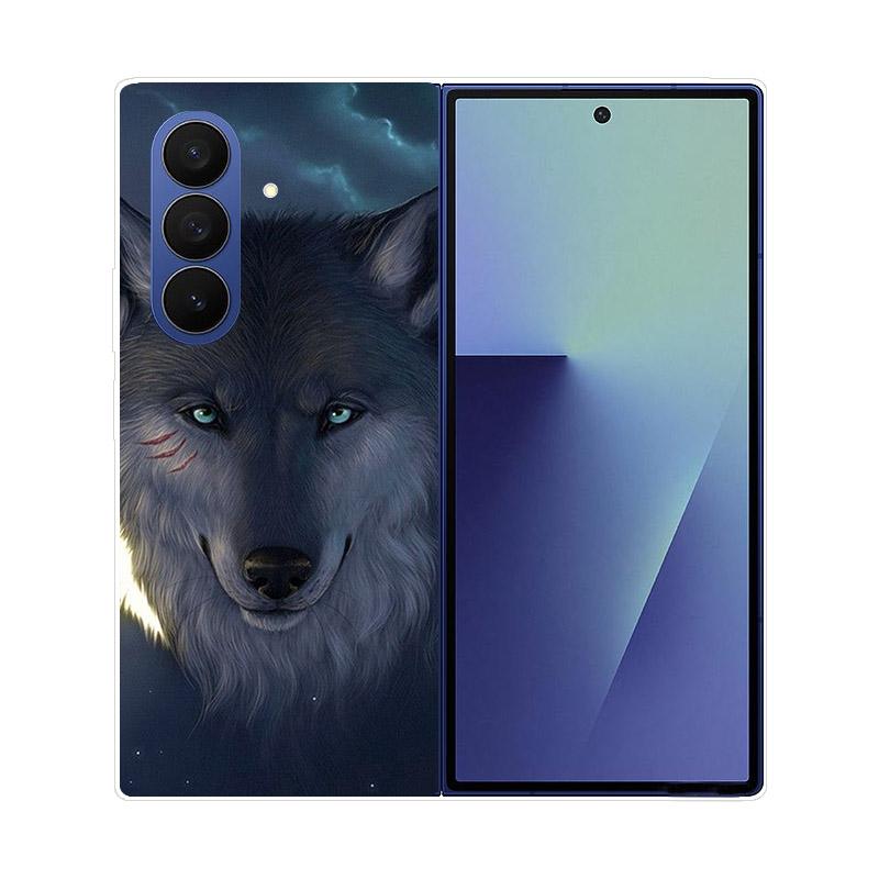 For Samsung Galaxy Z Fold 7 5G Phone Case Cover Transparent Back Protective Shell Coque For Samsung Z Fold7 Clear Hard PC Fundas