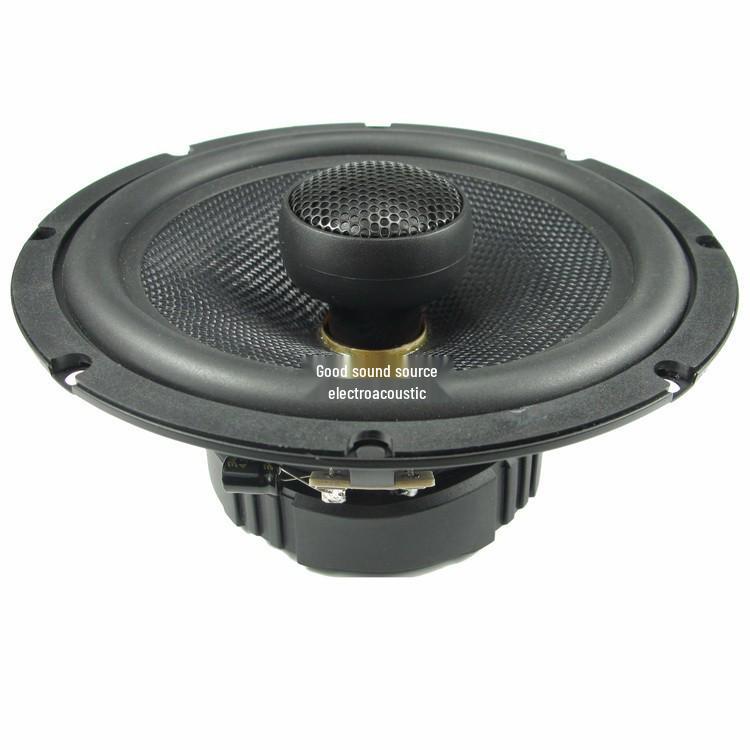 

6.5-inch Car Coaxial Speaker, Full-Range High/Low Frequency Audio from Original Car CD 4 Ohm 30W - Black